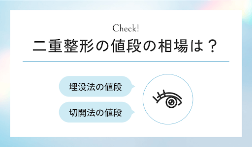 二重整形の値段の相場は?
