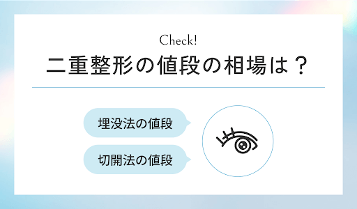 二重整形の値段の相場は？