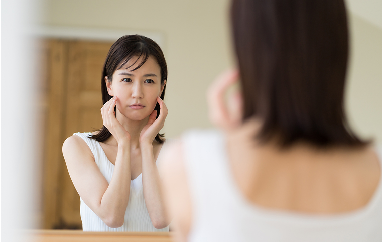 顔には筋肉量が少なく代謝も低い＝脂肪が燃えにくい