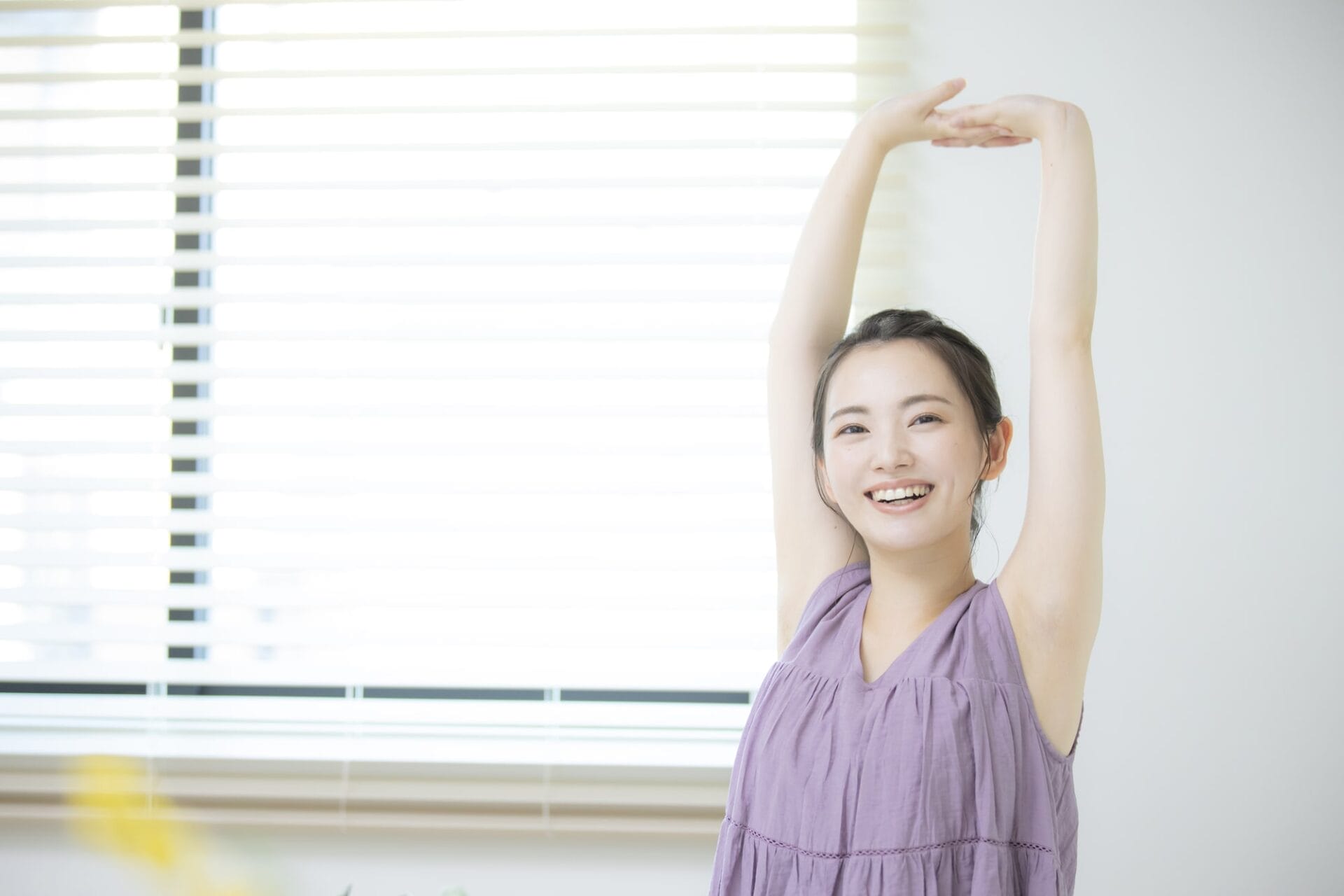 脱毛の効果に満足する女性