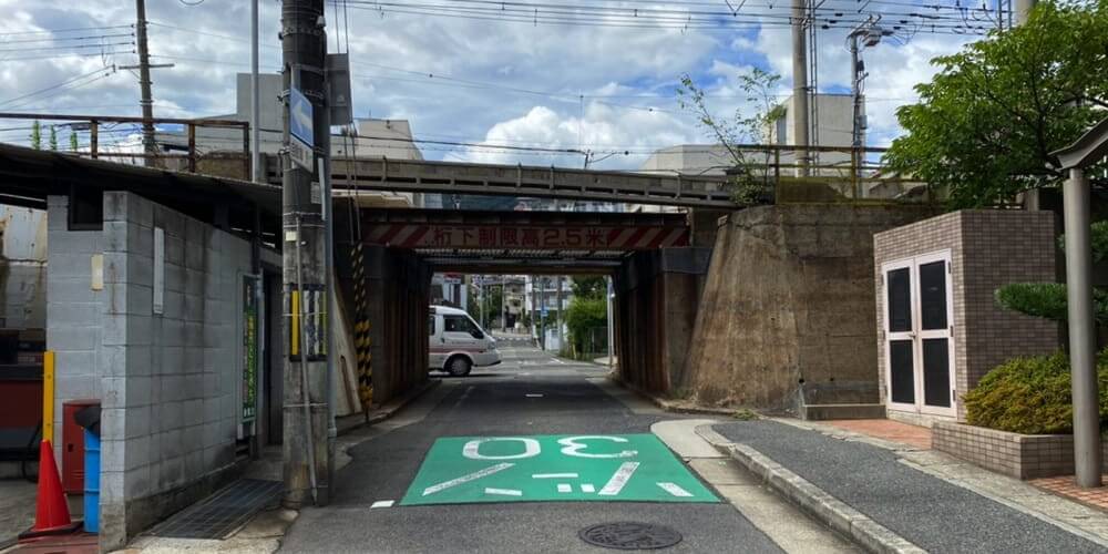 阪急電車の高架