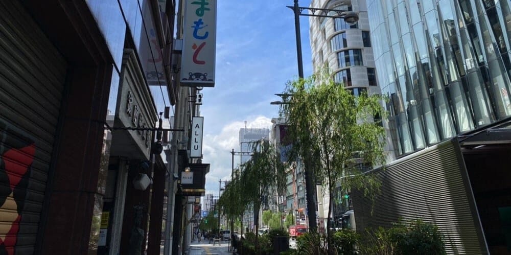 銀座熊本館の看板