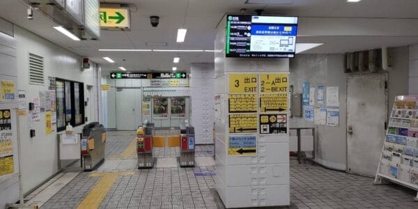 地下鉄弁天町駅改札口
