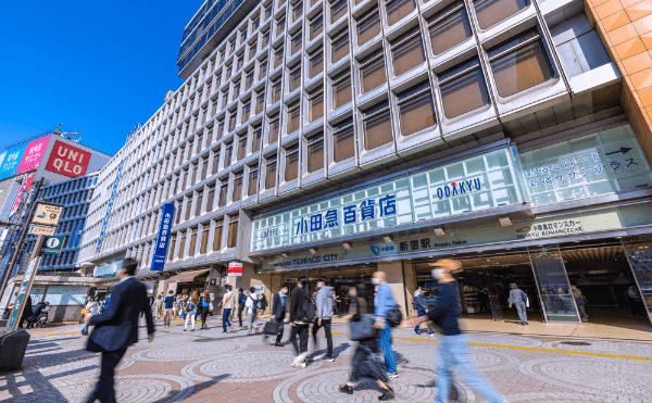 新宿駅前の写真